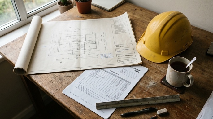 How Much Does Commercial Site Development Cost in Dublin? 3 Site manager reviewing a construction programme on a Dublin commercial development